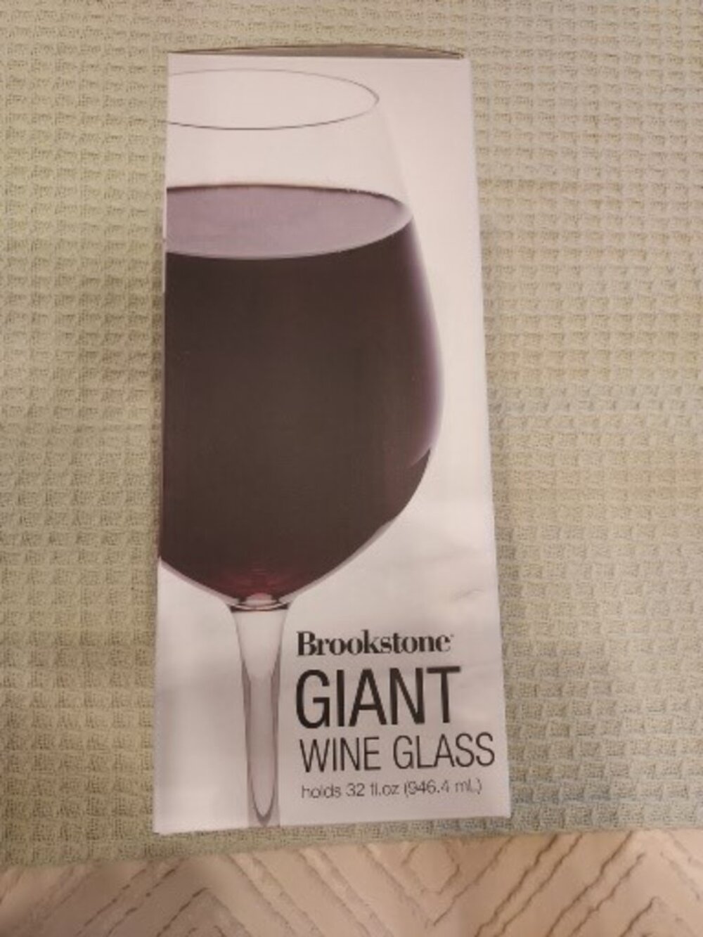 Brookstone Giant Wine Glass